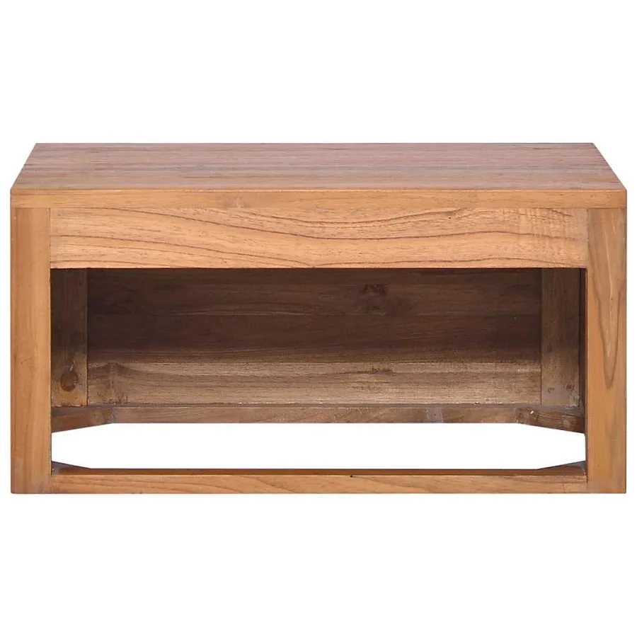 Armoire murale de salle de bain 60x45x30 cm Bois de teck massif - 5