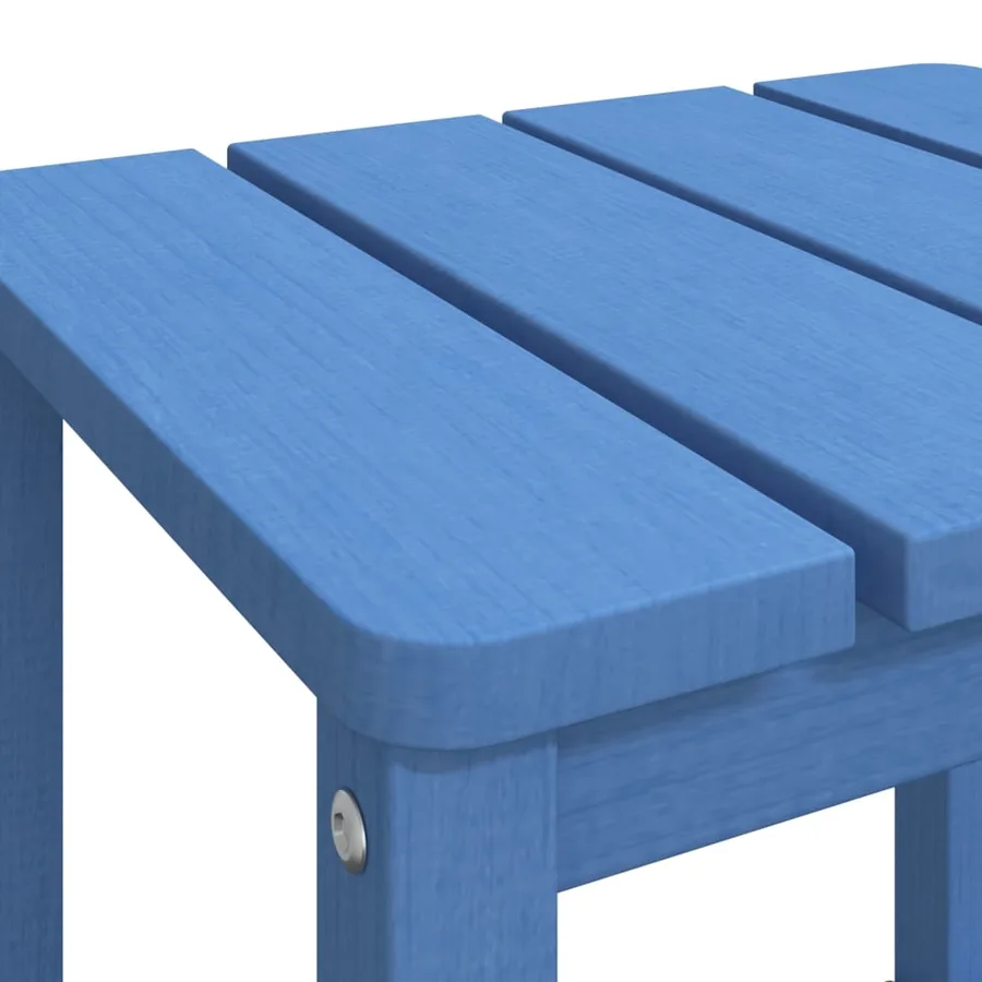 Table de jardin Adirondack Bleu marine 38x38x46 cm PEHD - 6