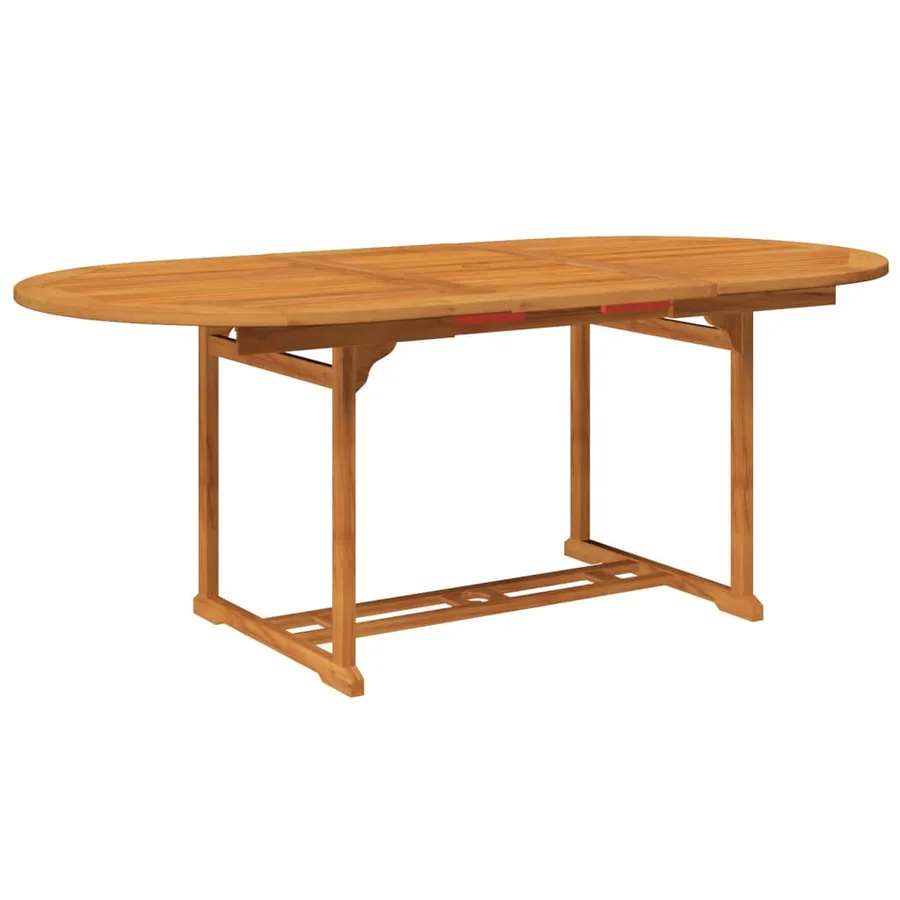 Ensemble à manger d'extérieur 7 pcs Bois d'acacia solide 150-200 cm - 4