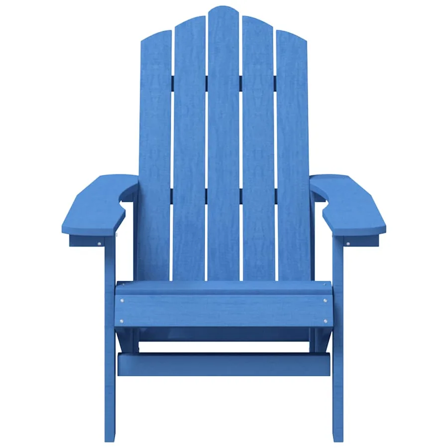 Chaise de jardin Adirondack avec table PEHD Bleu aqua - 4