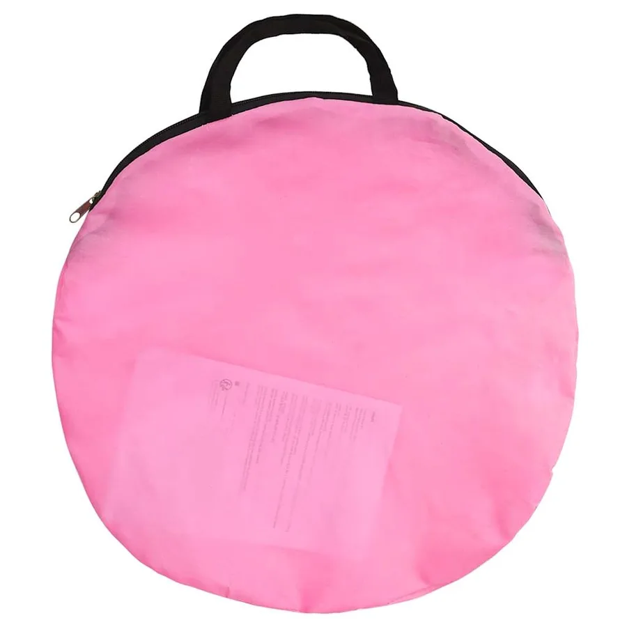 Tente de jeu pour enfants avec 250 balles Rose 70x112x70 cm - 12