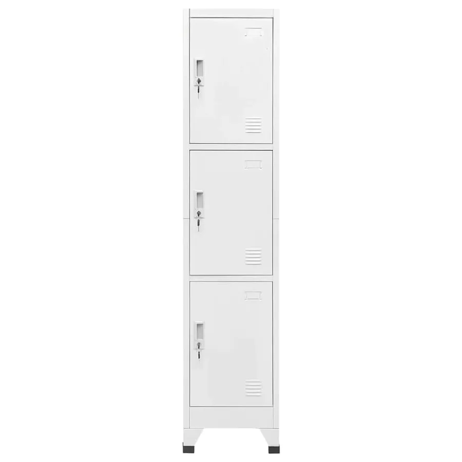 Armoire à casier avec 3 compartiments 38x45x180 cm - 2