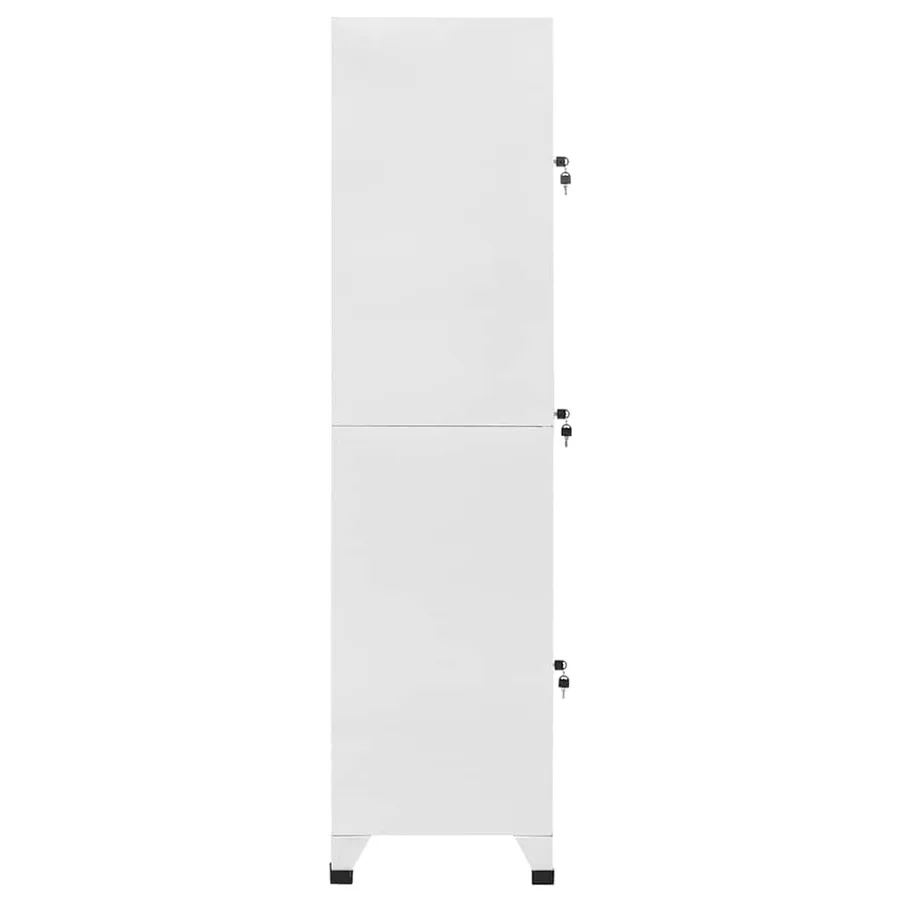 Armoire à casier avec 3 compartiments 38x45x180 cm - 4