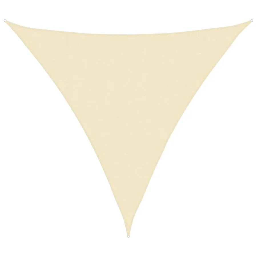 Voile d'ombrage 160 g/m² Crème 4,5x4,5x4,5 m PEHD - 2