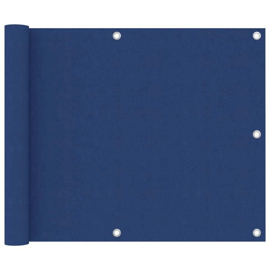 Écran de balcon Bleu 75x500 cm Tissu Oxford