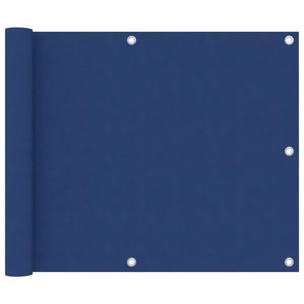 Écran de balcon Bleu 75x500 cm Tissu Oxford