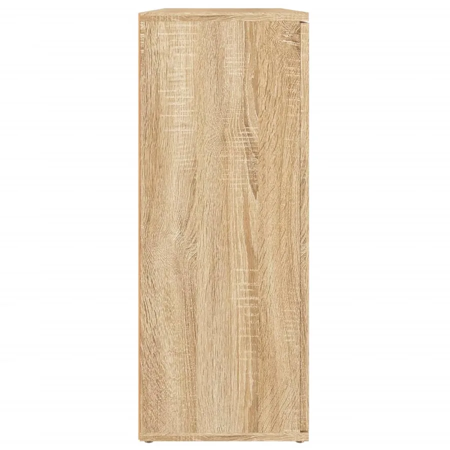 Buffet Chêne Sonoma 91x29,5x75 cm Bois d'ingénierie - 7