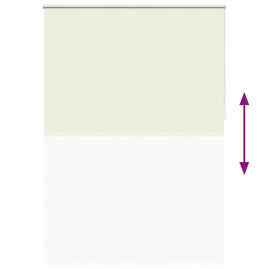 Store enrouleur occultant 144,4 x 230 cm, largeur du tissu 140 cm, blanc cassé - 9