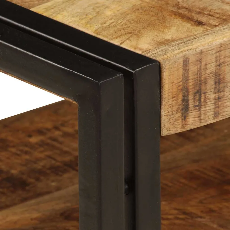 Meuble TV 120x35x45 cm Bois solide de manguier - 10