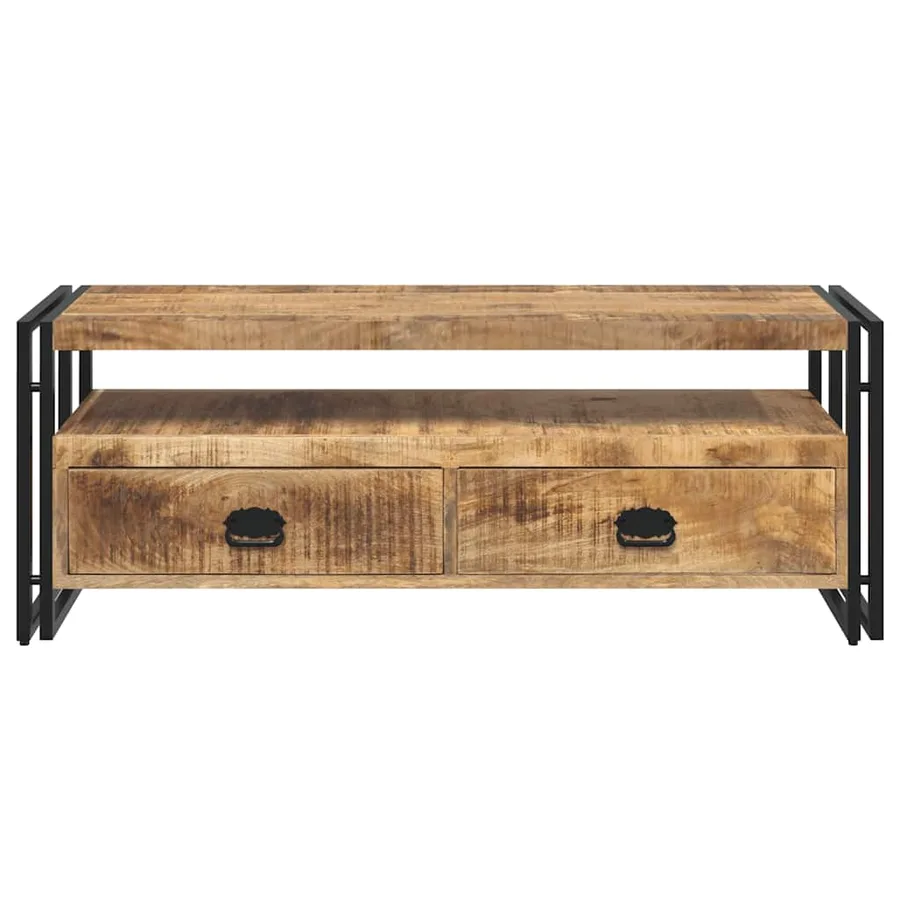 Meuble TV 120x35x45 cm Bois solide de manguier - 5