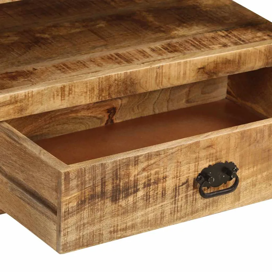 Meuble TV 120x35x45 cm Bois solide de manguier - 9