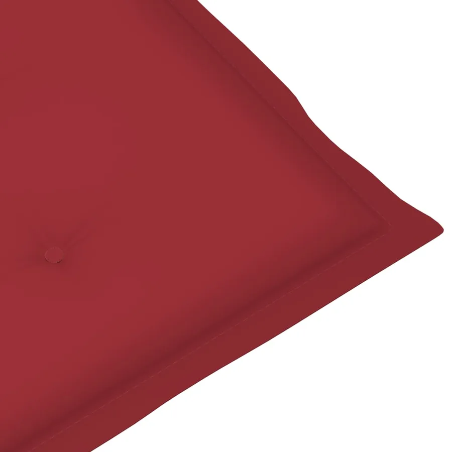 Chaise à bascule avec coussin Bambou - 7
