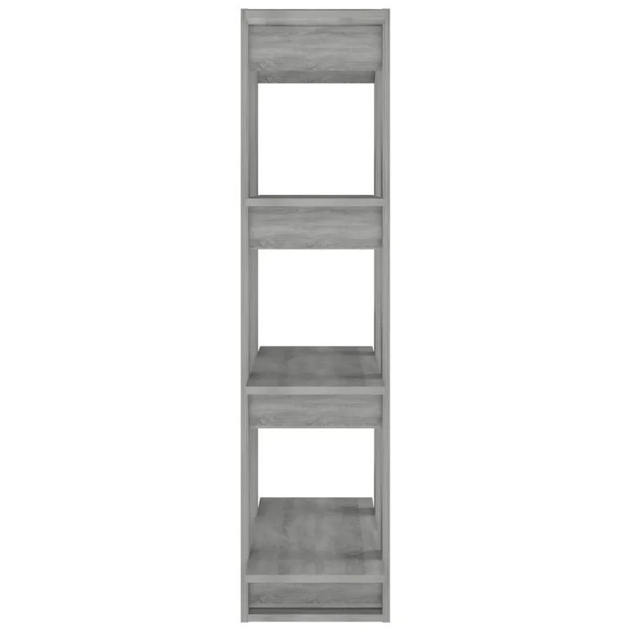 Bibliothèque/Séparateur de pièce Sonoma gris 80x30x123,5 cm - 6