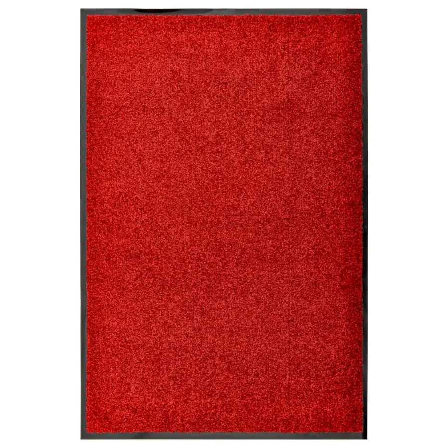 Paillasson lavable Rouge 60x90 cm