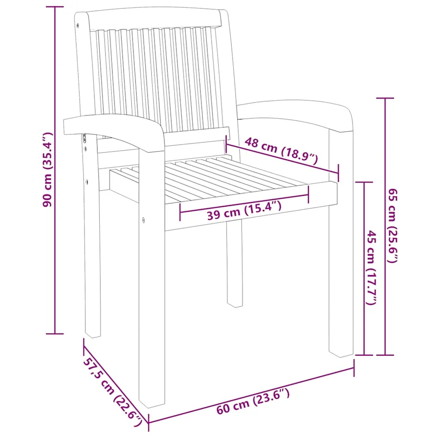 Ensemble à manger de jardin 5 pcs Bois de teck massif - 14