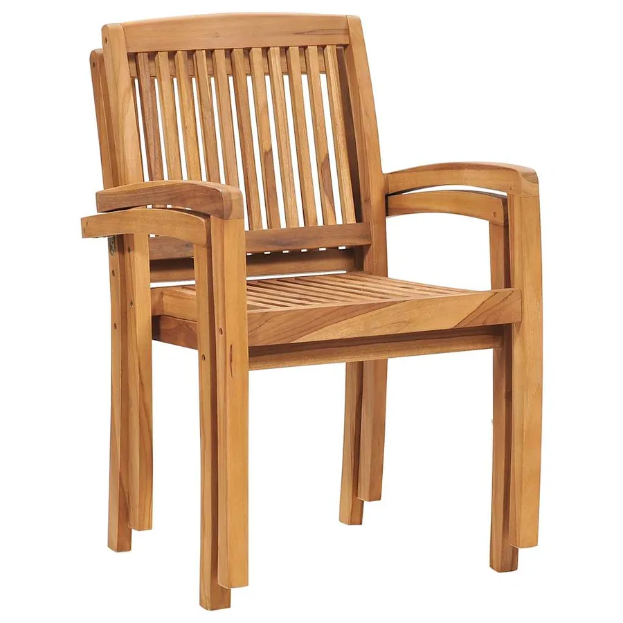 Ensemble à manger de jardin 5 pcs Bois de teck massif - 9
