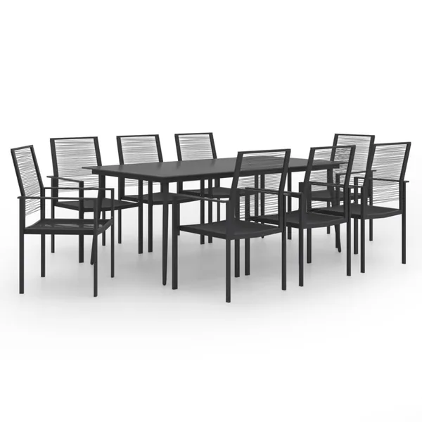 Ensemble à manger de jardin 9 pcs