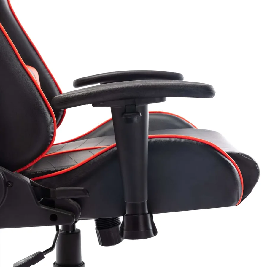 Chaise de jeu Noir et rouge Cuir artificiel - 7