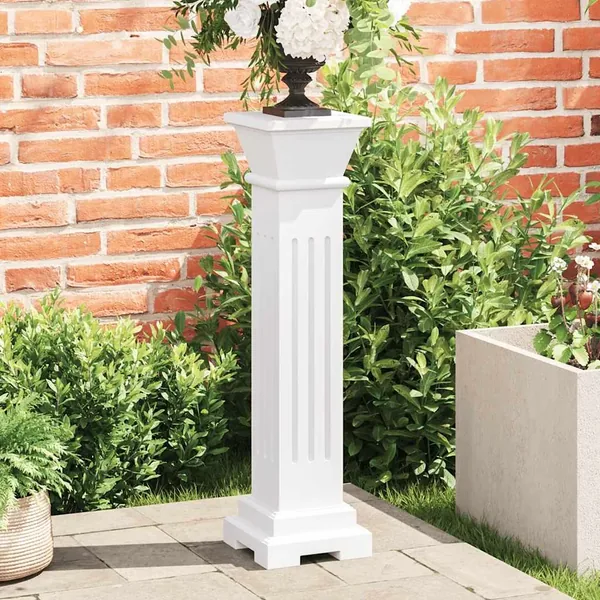 Support pilier classique carré pour plantes MDF