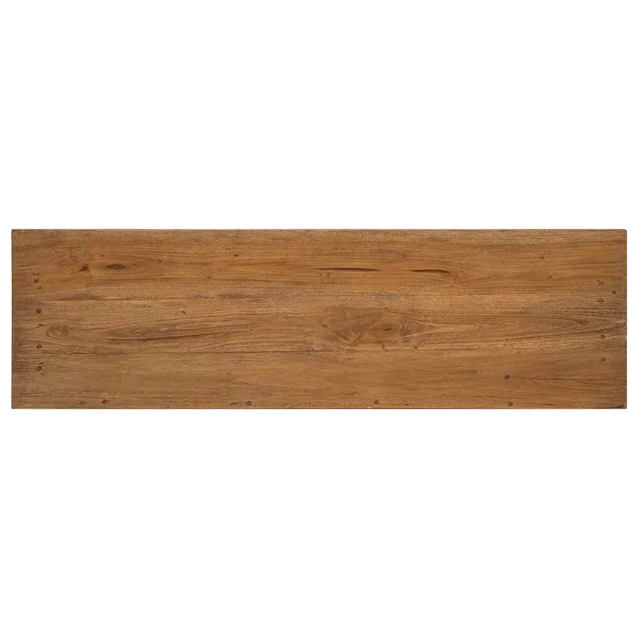 Buffet bois d'acajou massif 100x30x50 cm - 5