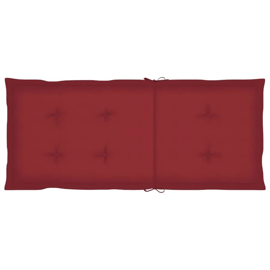 Chaises pliables de jardin lot de 6 avec coussins Bois d'acacia - 8