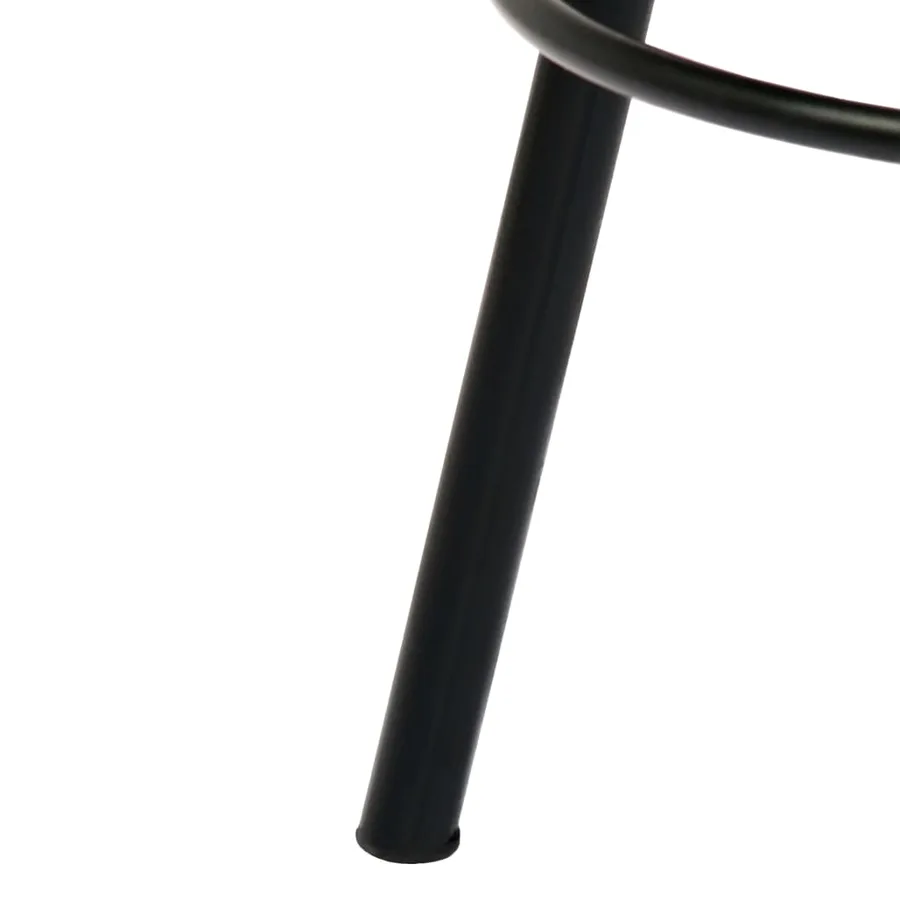 Chaises de bar lot de 4 bois de manguier solide - 7