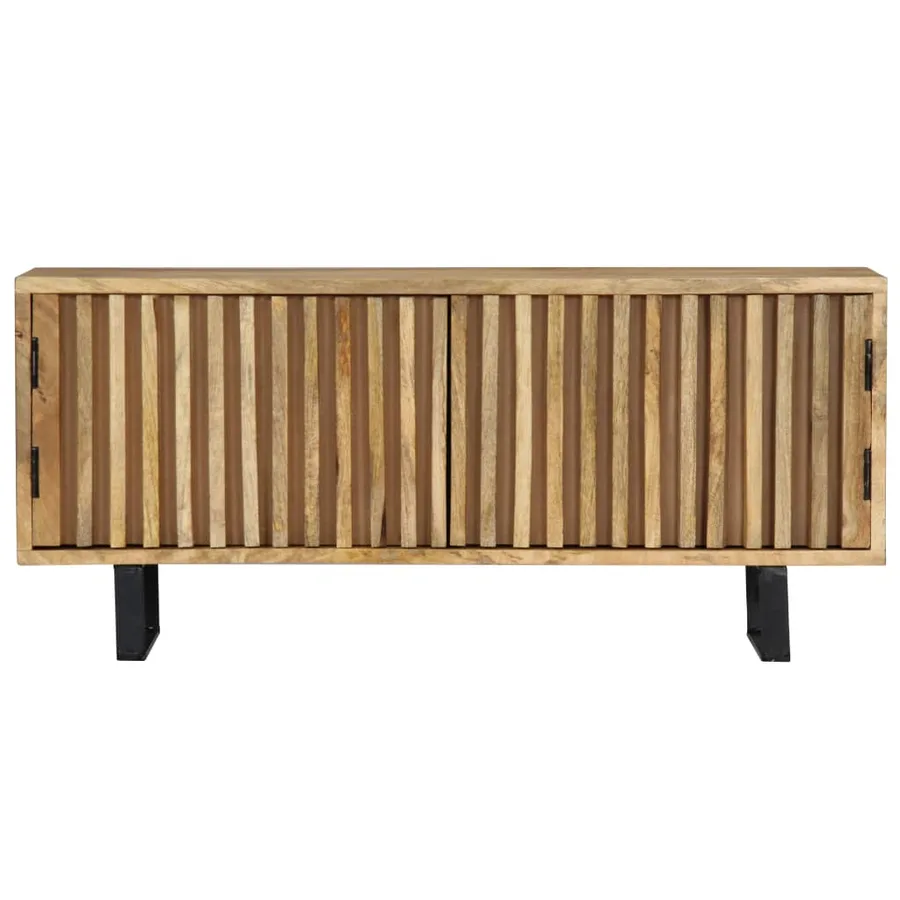 Meuble TV 90x30x40 cm Bois de manguier massif - 2