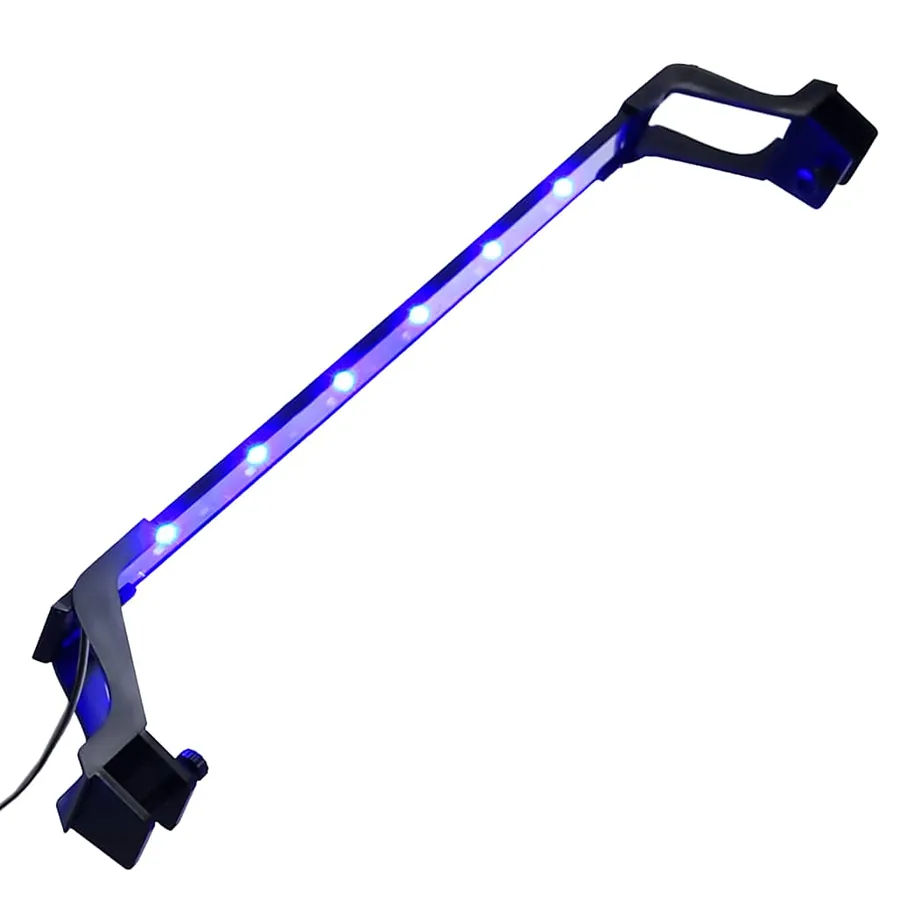 Lampe à LED d'aquarium avec pinces 55-70 cm Bleu et blanc
