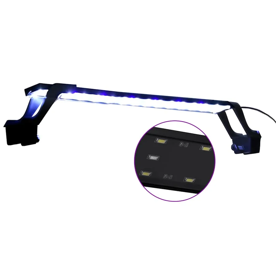 Lampe à LED d'aquarium avec pinces 55-70 cm Bleu et blanc - 2