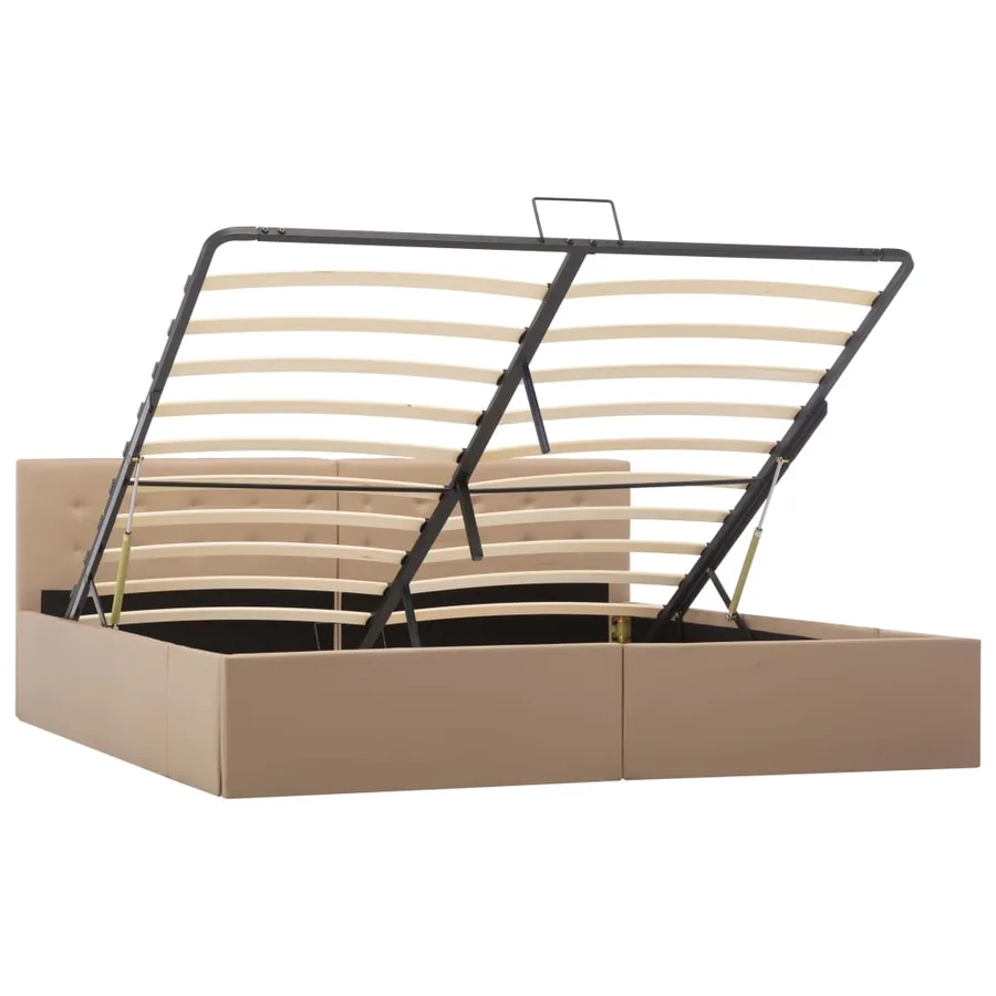 Cadre de lit avec rangement hydraulique Similicuir 180x200 cm - 2