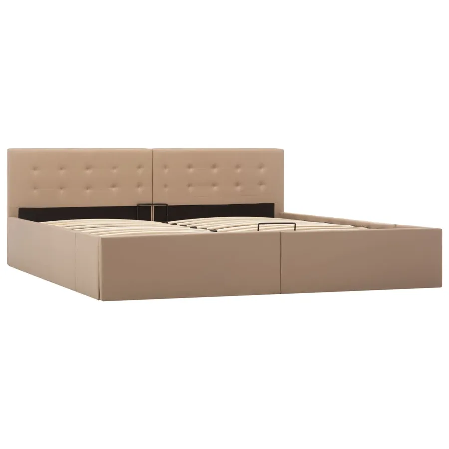 Cadre de lit avec rangement hydraulique Similicuir 180x200 cm - 3