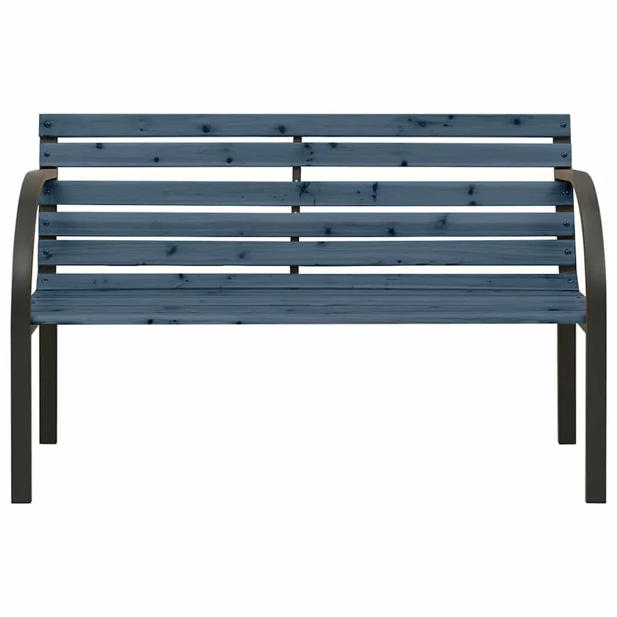 Banc de jardin pour enfants 81 cm bois de pin chinois gris - 3