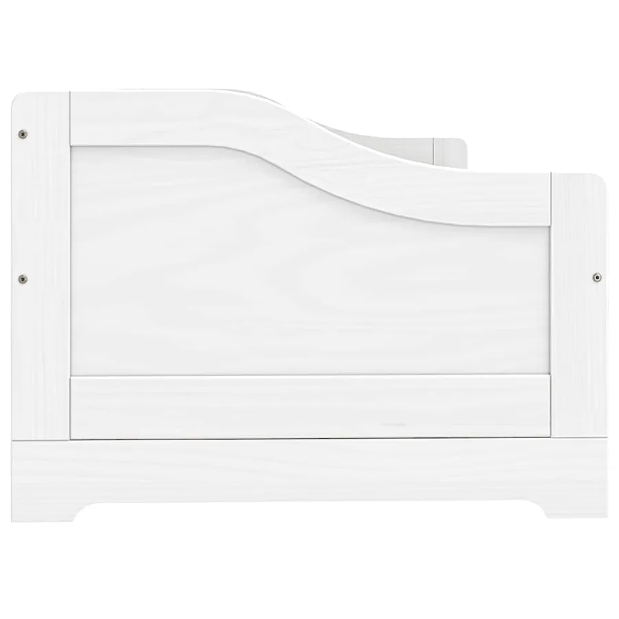 Lit de jour avec 3 tiroirs sans matelas IRUN blanc 90x200 cm - 6