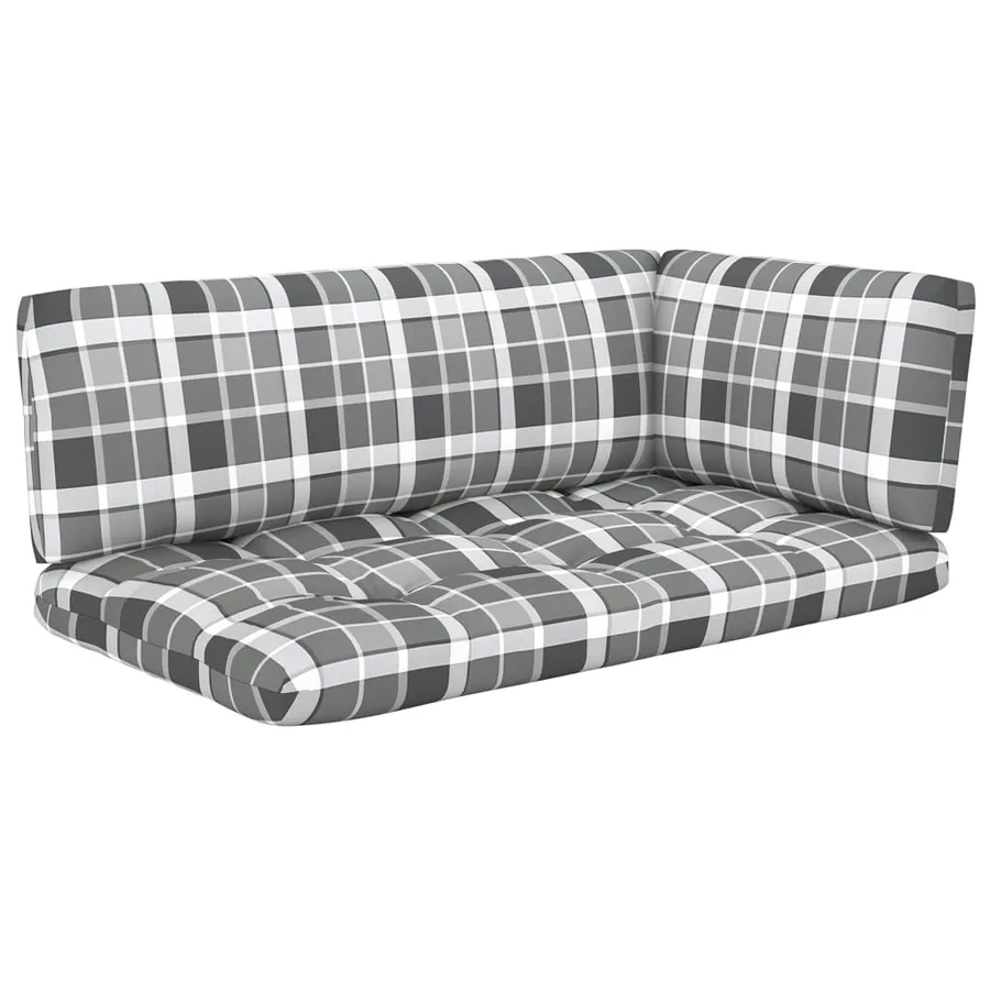 Salon de jardin palette 6pcs avec coussins Bois de pin imprégné - 4