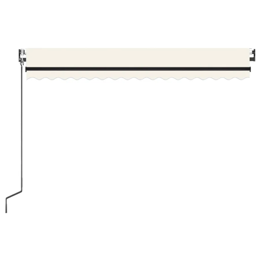 Auvent rétractable automatique 450x300 cm Crème - 4