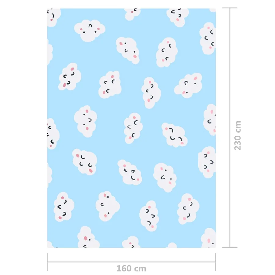 Tapis imprimé Multicolore 160x230 cm Tissu - 5