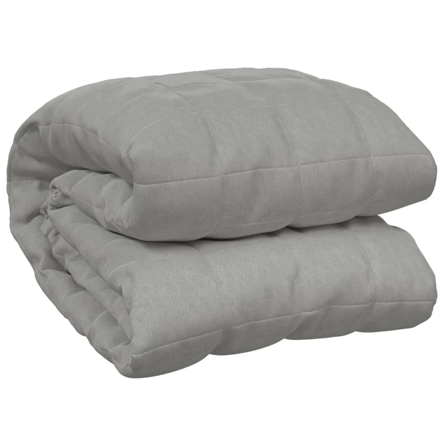 Couverture lestée Gris 200x230 cm 13 kg Tissu - 2