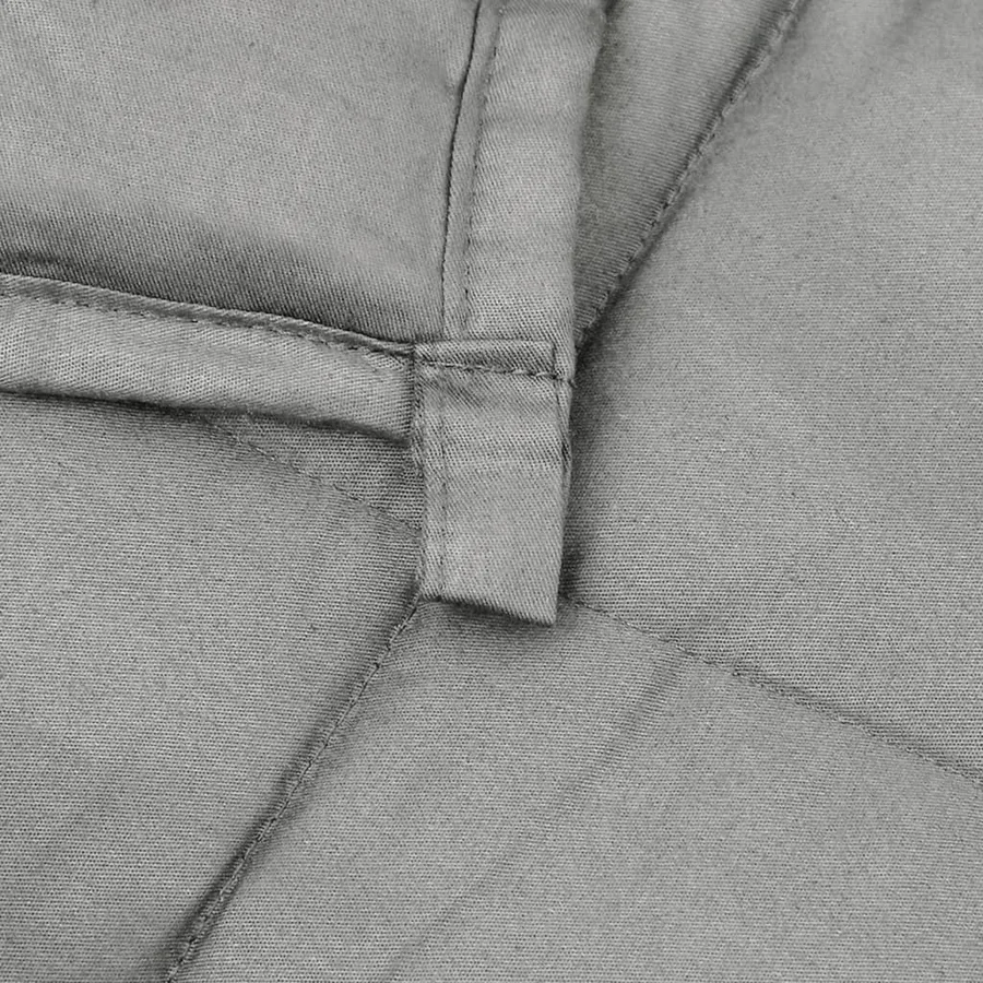 Couverture lestée Gris 200x230 cm 13 kg Tissu - 5