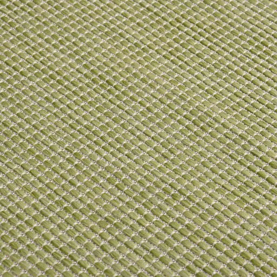 Tapis à tissage plat d'extérieur 120x170 cm Vert - 5