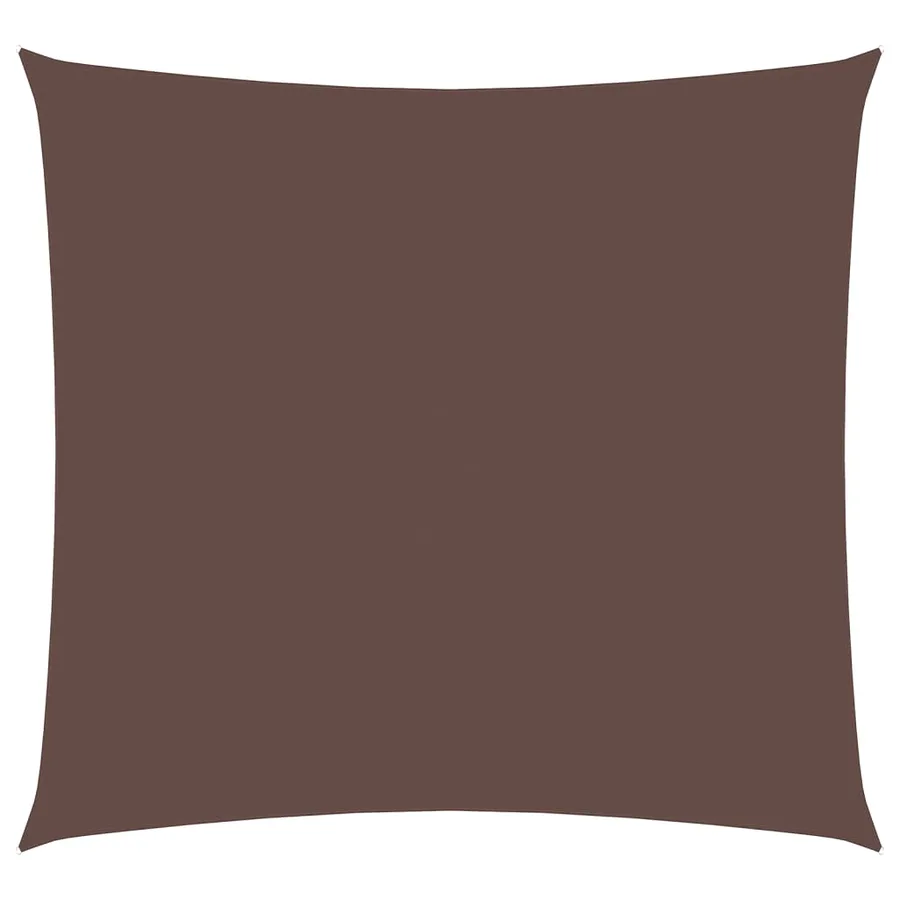 Voile de parasol tissu oxford carré 4,5x4,5 m marron - 2