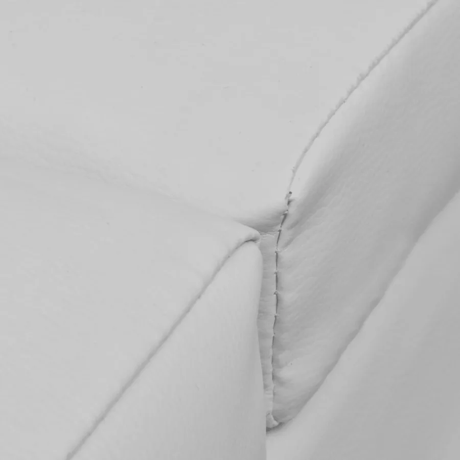 Chaise longue Blanc Similicuir - 2