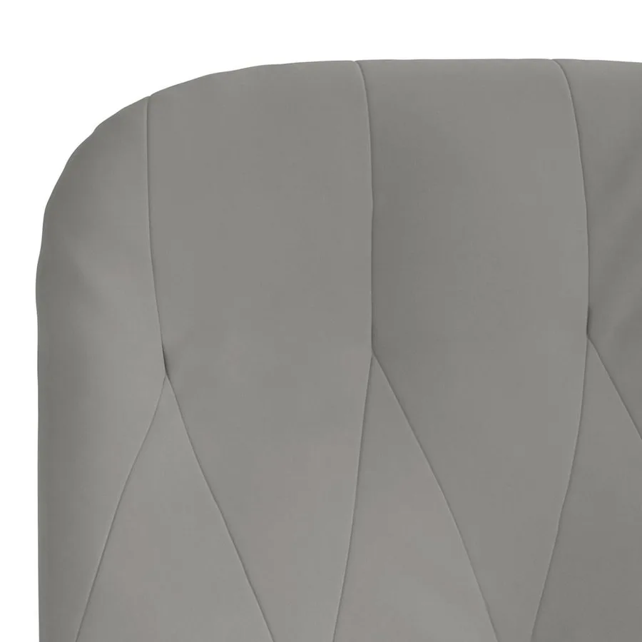 Chaise de relaxation Gris clair Velours - 6