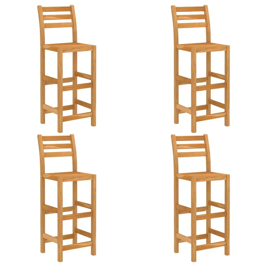 Ensemble de bar d'extérieur 5 pcs Bois d'acacia massif - 4