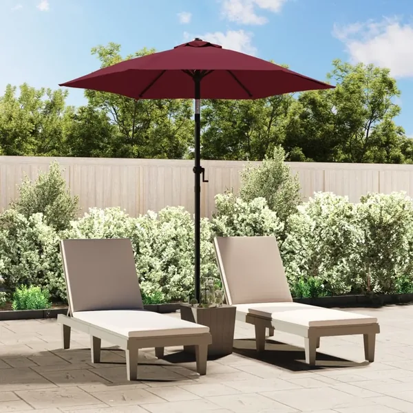 Parasol Bordeaux 200x224 cm Aluminium