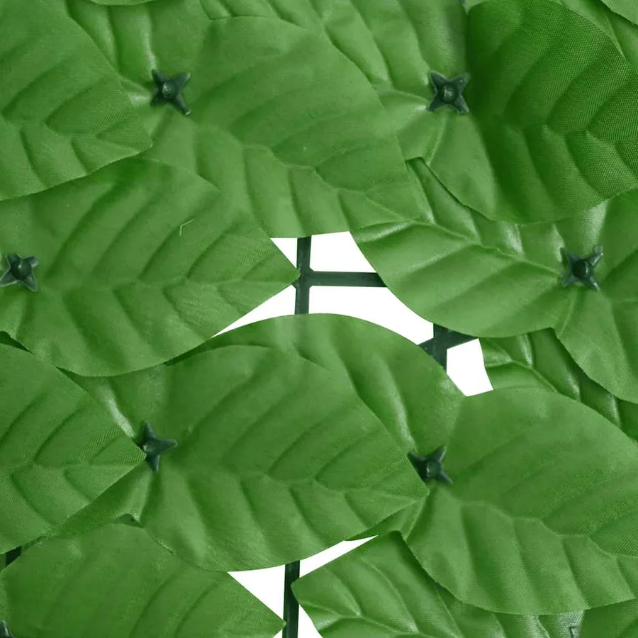 Écran de balcon avec feuilles vert 300x75 cm - 4