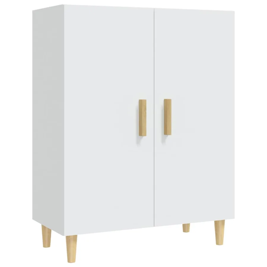 Buffet Blanc 70x34x90 cm Bois d'ingénierie - 2