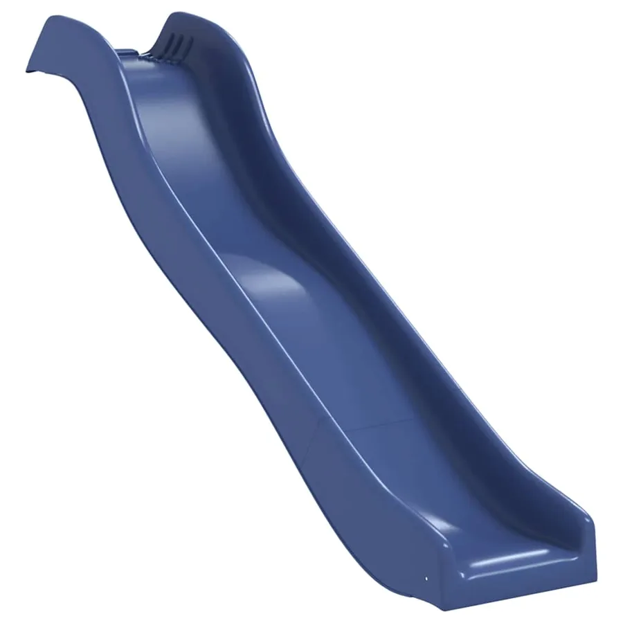 Toboggan/balançoire pour maisonnette de jeu bleu polypropylène - 4