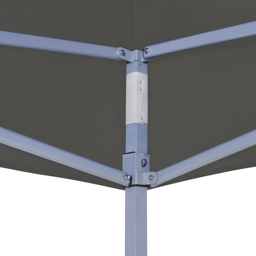 Tente réception pliable professionnelle 2x2 m Acier Anthracite - 3