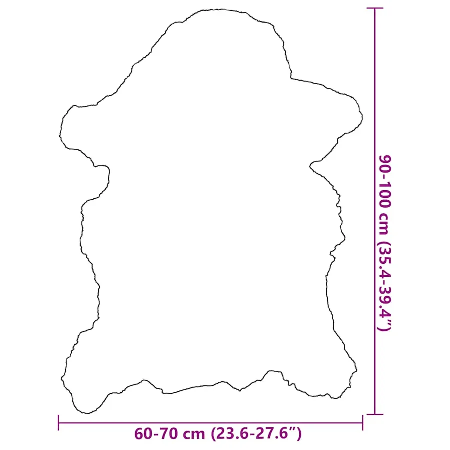 Peau de mouton Crème (60-70)x(90-100) cm - 11