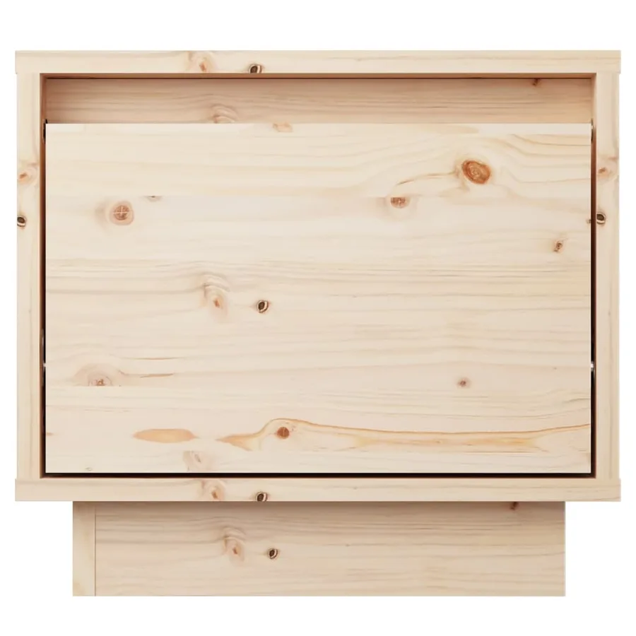Tables de chevet 2 pcs 35x34x32 cm Bois de pin solide - 5